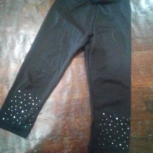 black leggings with jewels